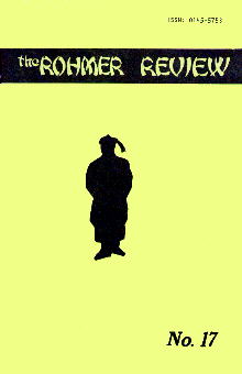 La couverture de The Rohmer Review #17